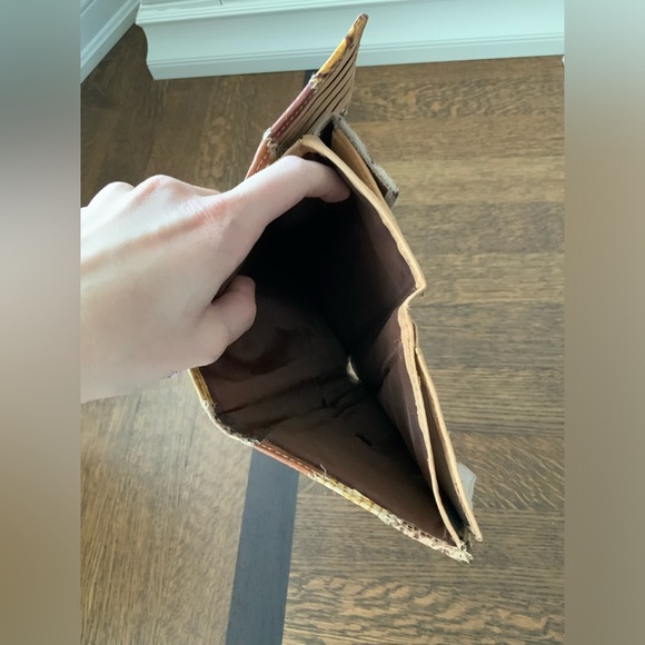 Vintage RENATO BALESTRA Italia Women’s Leather Exotic Skin Medium Wallet Unisex - Picture 8 of 14